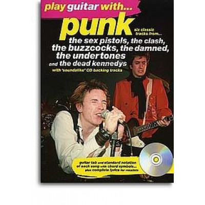 MusicSales AM975029 - PLAY GUITAR WITH PUNK GTR TAB BOOK/CD MusicSales AM975029 - PLAY GUITAR WITH PUNK GTR TAB BOOK/CD