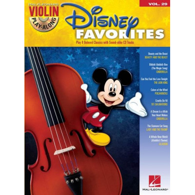 MusicSales HL00842648 - VIOLIN PLAY ALONG VOLUME 29 DISNEY FAVORITES VLN... MusicSales HL00842648 - VIOLIN PLAY ALONG VOLUME 29 DISNEY FAVORITES VLN...