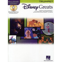 MusicSales HL00841938 - DISNEY GREATS TRUMPET TPT BOOK/CD