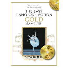 MusicSales CH79651 - EASY PIANO COLLECTION GOLD SAMPLER PF BOOK/CD
