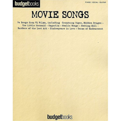 MusicSales HLE90001934 - BUDGETBOOKS MOVIE SONGS PVG MusicSales HLE90001934 - BUDGETBOOKS MOVIE SONGS PVG