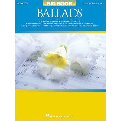 MusicSales HL00310485 - BIG BOOK OF BALLADS PIANO VOCAL GUITAR BOOK 2ND...