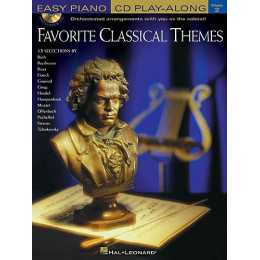MusicSales HL00310921 EASY PIANO CD PLAY-ALONG VOLUME 2 FAVORITE CLASSICAL...