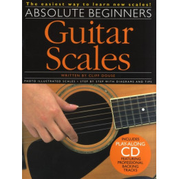 MusicSales AM969672 ABSOLUTE BEGINNERS GUITAR SCALES GTR BOOK/CD