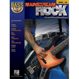 MusicSales HL00699822 BASS PLAY ALONG VOLUME 15 MAINSTREAM ROCK BASS GUITAR... MusicSales HL00699822 BASS PLAY ALONG VOLUME 15 MAINSTREAM ROCK BASS GUITAR...