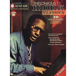MusicSales HL00841262 JAZZ PLAY ALONG VOLUME 90 MONK THELONIOUS CLASSICS... MusicSales HL00841262 JAZZ PLAY ALONG VOLUME 90 MONK THELONIOUS CLASSICS...