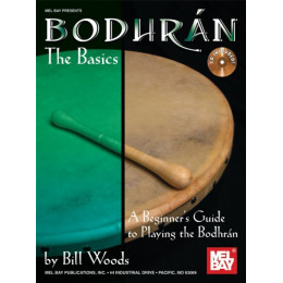 MusicSales MLB21883BCD WOODS BILL BODHRAN THE BASICS BODHRAN BOOK/CD