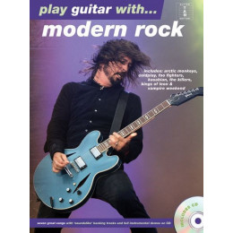 MusicSales HLE90004486 - PLAY GUITAR WITH MODERN ROCK BK/CD