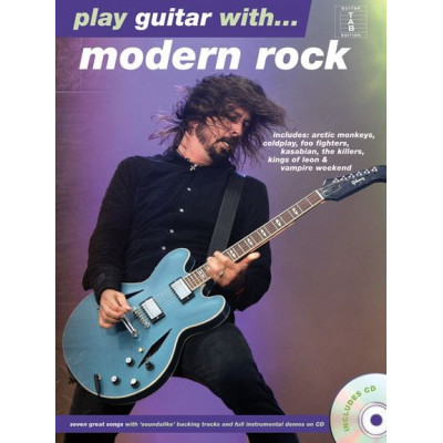 MusicSales HLE90004486 - PLAY GUITAR WITH MODERN ROCK BK/CD MusicSales HLE90004486 - PLAY GUITAR WITH MODERN ROCK BK/CD