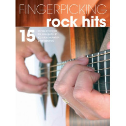 MusicSales HLE90002814 - FINGERPICKING ROCK HITS GTR