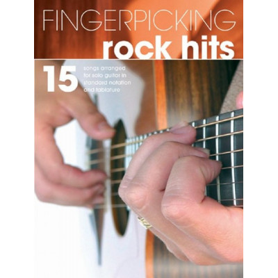 MusicSales HLE90002814 - FINGERPICKING ROCK HITS GTR MusicSales HLE90002814 - FINGERPICKING ROCK HITS GTR