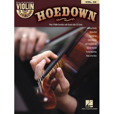 MusicSales HL00102161 - VIOLIN PLAY ALONG VOLUME 33 HOEDOWN VLN BK/CD