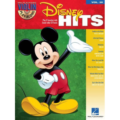 MusicSales HL00842649 - VIOLIN PLAY ALONG VOLUME 30 DISNEY HITS VLN BK/CD MusicSales HL00842649 - VIOLIN PLAY ALONG VOLUME 30 DISNEY HITS VLN BK/CD