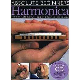 MusicSales AM92619 - ABSOLUTE BEGINNERS HARMONICA HARM BOOK/CD MusicSales AM92619 - ABSOLUTE BEGINNERS HARMONICA HARM BOOK/CD