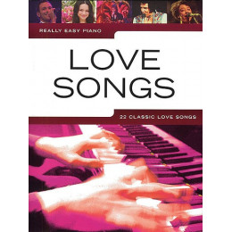 MusicSales AM989582 - REALLY EASY PIANO LOVE SONGS PIANO BOOK