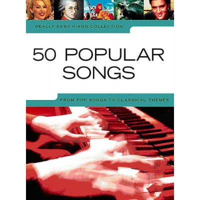 MusicSales AM994400 - REALLY EASY PIANO 50 POPULAR SONGS PF BOOK MusicSales AM994400 - REALLY EASY PIANO 50 POPULAR SONGS PF BOOK