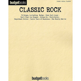 MusicSales HLE90001945 - BUDGETBOOKS CLASSIC ROCK PVG