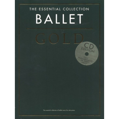 MusicSales CH79794 BALLET GOLD ESSENTIAL COLLECTION PIANO BOOK/CD