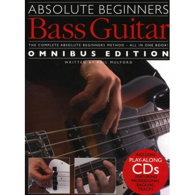 MusicSales AM1000681 ABSOLUTE BEGINNERS BASS GUITAR OMNIBUS ED 1&2 BGTR...