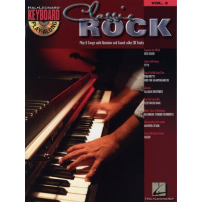 MusicSales HL00699877 KEYBOARD PLAY-ALONG VOLUME 3 CLASSIC ROCK KBD BOOK/CD MusicSales HL00699877 KEYBOARD PLAY-ALONG VOLUME 3 CLASSIC ROCK KBD BOOK/CD