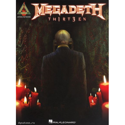 MusicSales HL00691185 - MEGADETH TH1RTEEN THIRTEEN GUITAR RECORDED VERSION... MusicSales HL00691185 - MEGADETH TH1RTEEN THIRTEEN GUITAR RECORDED VERSION...