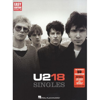 MusicSales HL00702427 - U2 18 SINGLES EASY GUITAR TAB BOOK MusicSales HL00702427 - U2 18 SINGLES EASY GUITAR TAB BOOK
