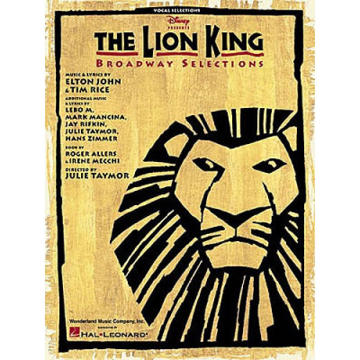MusicSales HL00313097 - THE LION KING BROADWAY SELECTIONS PVG