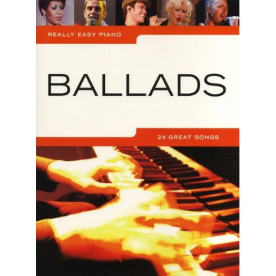 MusicSales AM982751 - REALLY EASY PIANO BALLADS PF SOLO BOOK