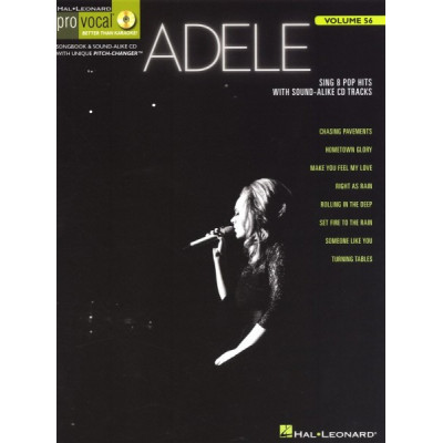 MusicSales HL00740445 - PRO VOCAL WOMENS EDITION VOLUME 56 ADELE VCE BK/CD MusicSales HL00740445 - PRO VOCAL WOMENS EDITION VOLUME 56 ADELE VCE BK/CD