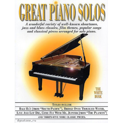 MusicSales AM89692 - GREAT PIANO SOLOS THE WHITE BOOK PF SOLO BOOK MusicSales AM89692 - GREAT PIANO SOLOS THE WHITE BOOK PF SOLO BOOK