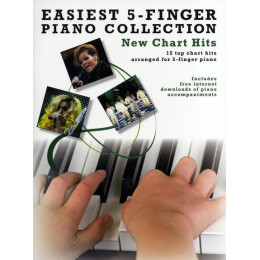 MusicSales AM1003926 - Easiest 5-finger Piano Collection Big Chart Hits:...