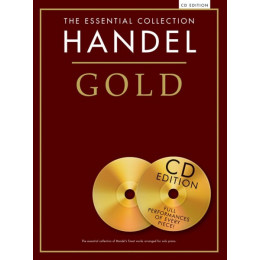 MusicSales CH80179 HANDEL GOLD THE ESSENTIAL COLLECTION PIANO SOLO BOOK/2CD MusicSales CH80179 HANDEL GOLD THE ESSENTIAL COLLECTION PIANO SOLO BOOK/2CD