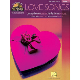 MusicSales HL00311078 PIANO PLAY-ALONG VOLUME 7 LOVE SONGS PVG PF BOOK/CD