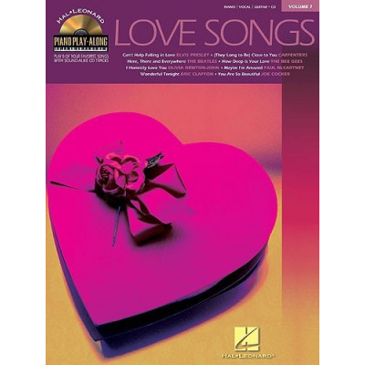 MusicSales HL00311078 PIANO PLAY-ALONG VOLUME 7 LOVE SONGS PVG PF BOOK/CD MusicSales HL00311078 PIANO PLAY-ALONG VOLUME 7 LOVE SONGS PVG PF BOOK/CD