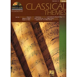 MusicSales HL00311079 PIANO PLAY-ALONG VOLUME 8 CLASSICAL THEMES PF BOOK/CD