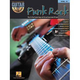 MusicSales HL00699576 GUITAR PLAY-ALONG VOLUME 9 PUNK ROCK GUITAR TAB BOOK/CD MusicSales HL00699576 GUITAR PLAY-ALONG VOLUME 9 PUNK ROCK GUITAR TAB BOOK/CD