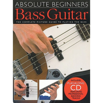 MusicSales AM92616 - ABSOLUTE BEGINNERS BASS GUITAR BGTR BOOK/CD