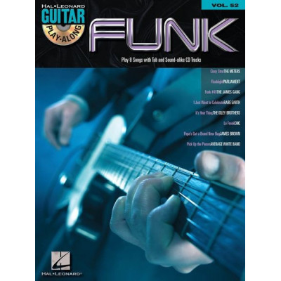 MusicSales HL00699728 - GUITAR PLAY ALONG VOLUME 52 FUNK GTR TAB BOOK/CD MusicSales HL00699728 - GUITAR PLAY ALONG VOLUME 52 FUNK GTR TAB BOOK/CD