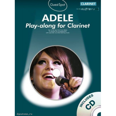 MusicSales AM1003618 - GUEST SPOT ADELE PLAYALONG FOR CLARINET CLT BOOK/CD MusicSales AM1003618 - GUEST SPOT ADELE PLAYALONG FOR CLARINET CLT BOOK/CD