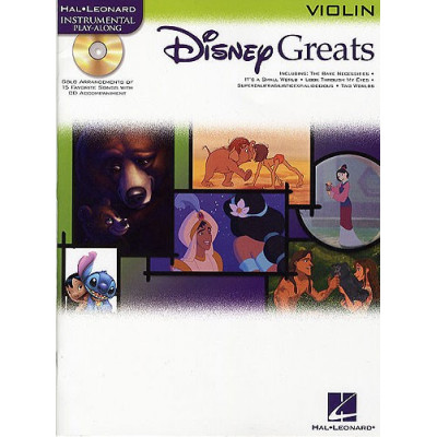 MusicSales HL00841941 - DISNEY GREATS VIOLIN VLN BOOK/CD MusicSales HL00841941 - DISNEY GREATS VIOLIN VLN BOOK/CD