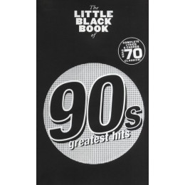 MusicSales AM997469 - THE LITTLE BLACK BOOK OF 90S GREATEST HITS LYRICS... MusicSales AM997469 - THE LITTLE BLACK BOOK OF 90S GREATEST HITS LYRICS...