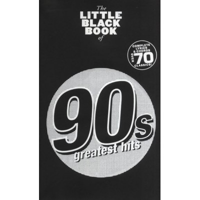MusicSales AM997469 - THE LITTLE BLACK BOOK OF 90S GREATEST HITS LYRICS... MusicSales AM997469 - THE LITTLE BLACK BOOK OF 90S GREATEST HITS LYRICS...