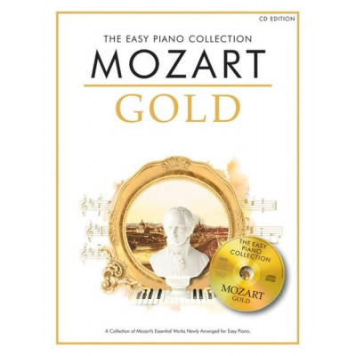 MusicSales CH78716 - THE EASY PIANO COLLECTION MOZART GOLD EASY PIANO BOOK/CD MusicSales CH78716 - THE EASY PIANO COLLECTION MOZART GOLD EASY PIANO BOOK/CD