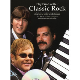 MusicSales AM1003959 - PLAY PIANO WITH CLASSIC ROCK PF BOOK/CD MusicSales AM1003959 - PLAY PIANO WITH CLASSIC ROCK PF BOOK/CD