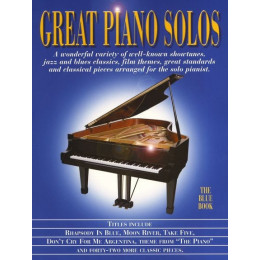 MusicSales AM952215 - GREAT PIANO SOLOS THE BLUE BOOK PIANO BOOK MusicSales AM952215 - GREAT PIANO SOLOS THE BLUE BOOK PIANO BOOK