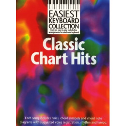 MusicSales AM959904 - EASIEST KEYBOARD COLLECTION CLASSIC CHART HITS KBD...