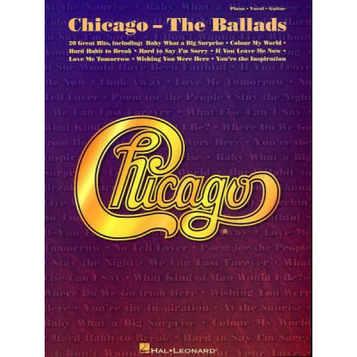 MusicSales AM946880 CHICAGO THE BALLADS PVG MusicSales AM946880 CHICAGO THE BALLADS PVG