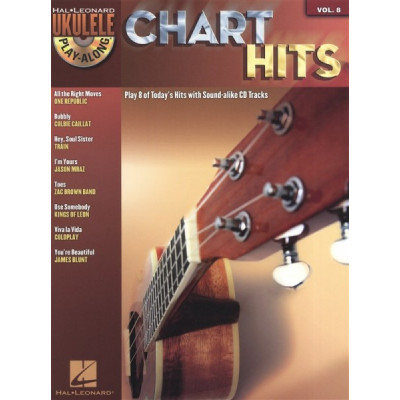 MusicSales HL00701745 UKULELE PLAY ALONG VOLUME 8 CHART HITS UKE BK/CD MusicSales HL00701745 UKULELE PLAY ALONG VOLUME 8 CHART HITS UKE BK/CD