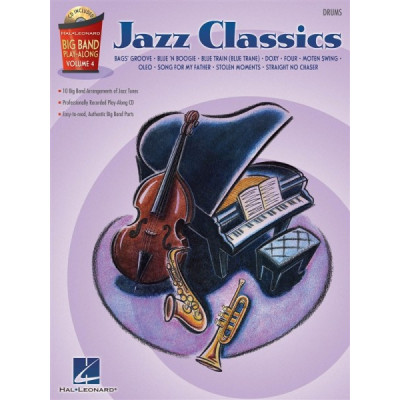 MusicSales HL00843101 JAZZ CLASSICS BIG BAND PLAY-ALONG VOLUME 4 (BOOK... MusicSales HL00843101 JAZZ CLASSICS BIG BAND PLAY-ALONG VOLUME 4 (BOOK...