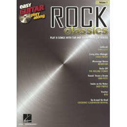 MusicSales HL00702560 - EASY GUITAR PLAY ALONG VOLUME 1 ROCK CLASSICS GTR... MusicSales HL00702560 - EASY GUITAR PLAY ALONG VOLUME 1 ROCK CLASSICS GTR...